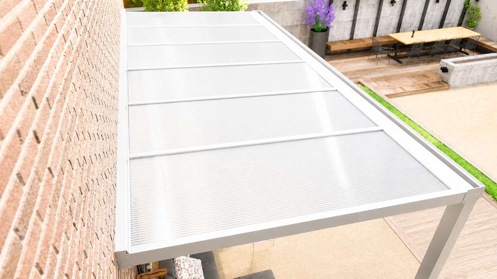 Veranda | Polycarbonaat | Crème | Opaal | 3.06 x 3.00 meter
