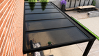 Veranda | Glasdak | Zwart | Getint glas | 3.06 x 2.5 meter