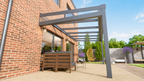 Veranda | Glasdak | Antraciet | Helder glas | 3.06 x 3.00 meter