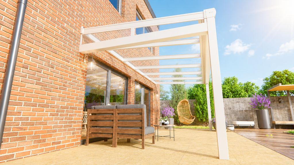 Veranda | Polycarbonaat | Crème | Opaal | 3.06 x 3.00 meter