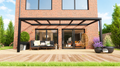 Veranda | Glasdak | Zwart | Helder glas | 3.06 x 3.00 meter
