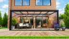 Veranda | Glasdak | Zwart | Helder glas | 3.06 x 3.00 meter