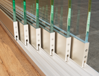 6-Rail Glazen Schuifwand