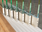 7-Rail Glazen Schuifwand