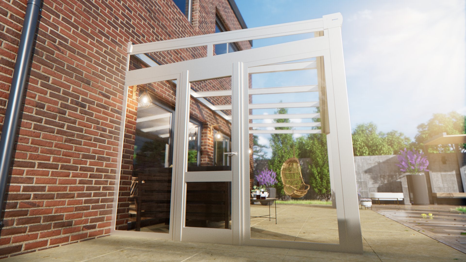 Side wall glass & door