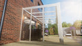 Zijwand geheel polycarbonaat