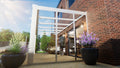 All-glass side panel